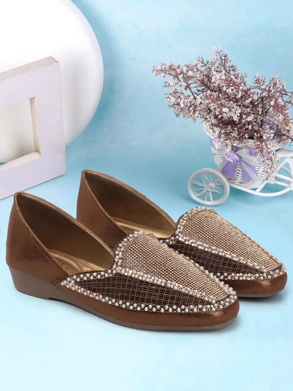 Copper_Synthetic_Leather_Bellies_For_Women