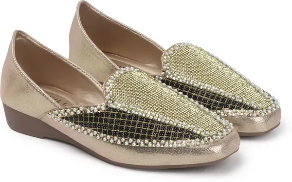 Gold_Synthetic_Leather_Bellies_For_Women