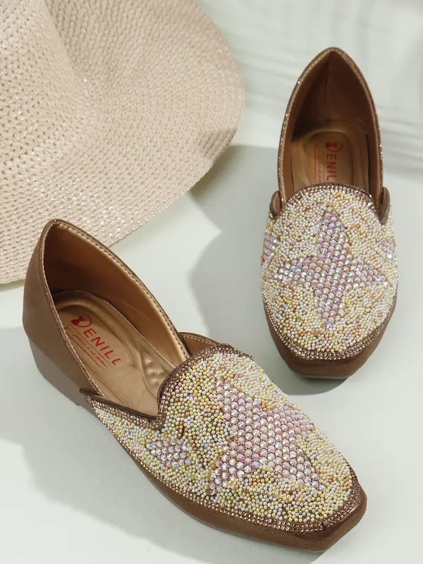 Copper_Synthetic_Leather_Bellies_For_Women