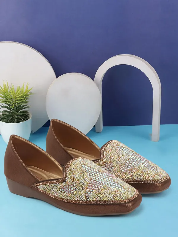 Copper_Synthetic_Leather_Bellies_For_Women
