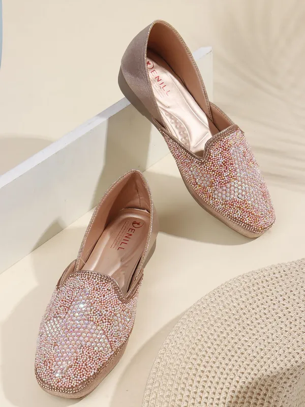 Pink_Synthetic_Leather_Bellies_For_Women