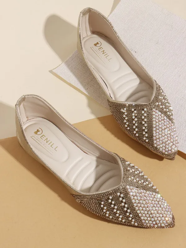 Gold_Synthetic_Leather_Bellies_For_Women