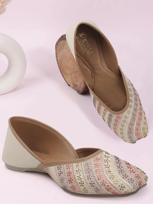 Beige_Synthetic_Leather_Bellies_For_Women