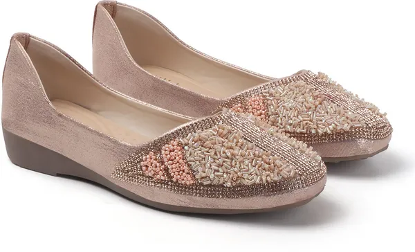 Pink_Synthetic_Leather_Bellies_For_Women
