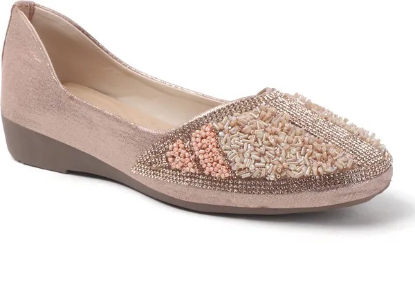 Pink_Synthetic_Leather_Bellies_For_Women
