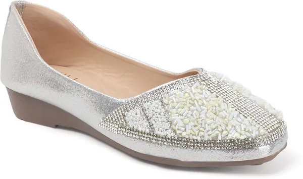 Silver_Synthetic_Leather_Bellies_For_Women