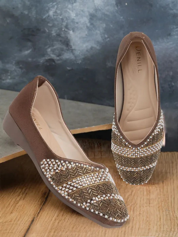 Copper_Synthetic_Leather_Bellies_For_Women