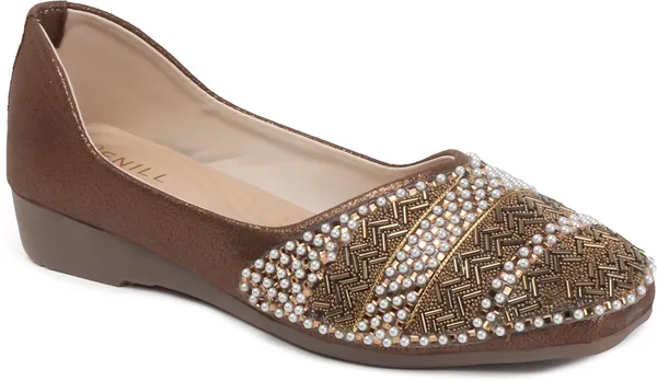Copper_Synthetic_Leather_Bellies_For_Women