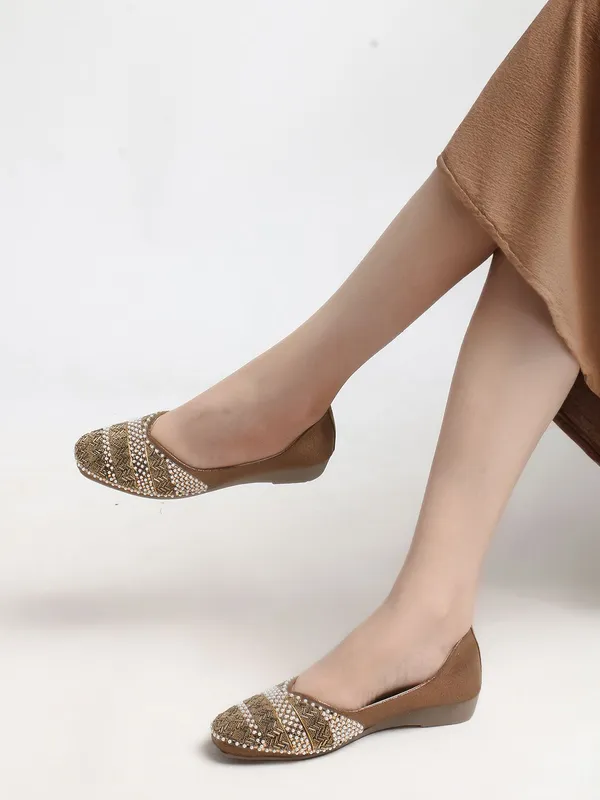 Copper_Synthetic_Leather_Bellies_For_Women