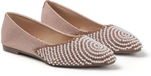 Pink_Synthetic_Leather_Bellies_For_Women
