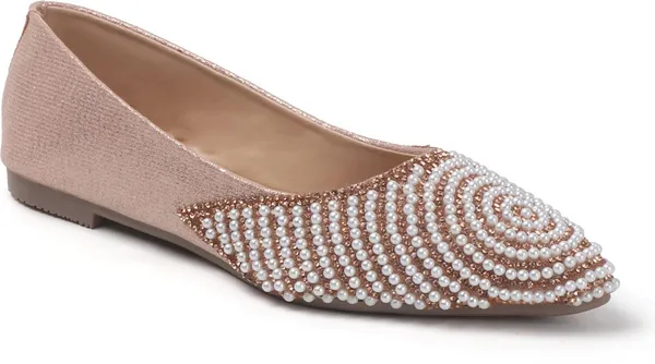 Pink_Synthetic_Leather_Bellies_For_Women