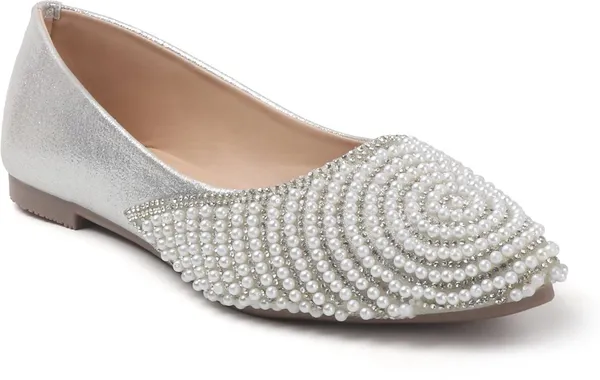 Silver_Synthetic_Leather_Bellies_For_Women