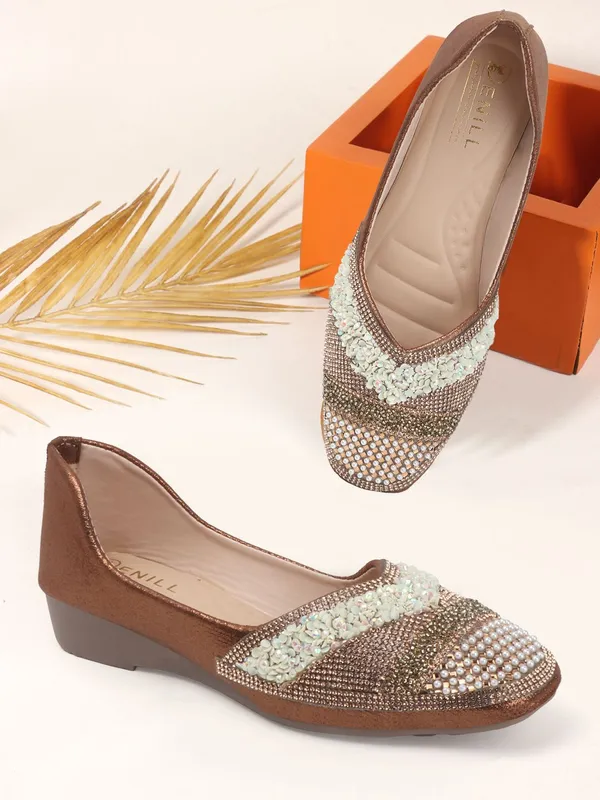Copper_Synthetic_Leather_Bellies_For_Women