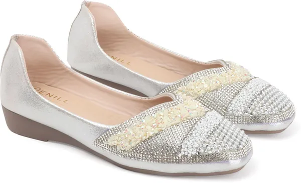 Silver_Synthetic_Leather_Bellies_For_Women
