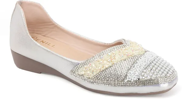 Silver_Synthetic_Leather_Bellies_For_Women