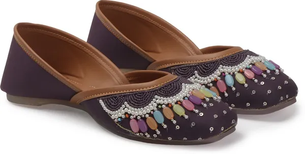 Purple_Synthetic_Leather_Bellies_For_Women
