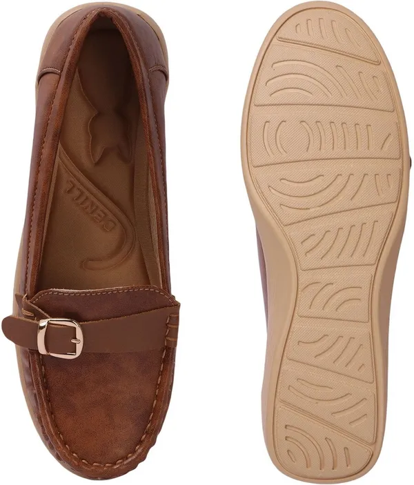 Brown_Synthetic_Leather_Casual_Slip_On_Loafers_For_Women