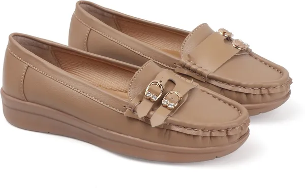 Beige_Synthetic_Leather_Bellies_For_Women