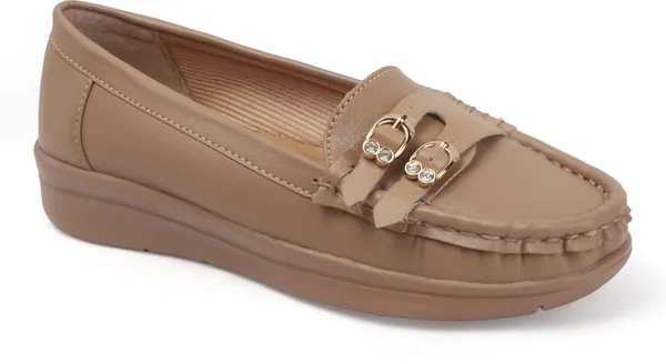 Beige_Synthetic_Leather_Bellies_For_Women