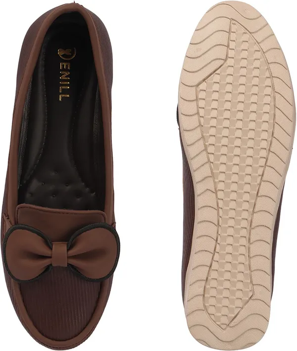 Brown_Synthetic_Leather_Flats_For_Women