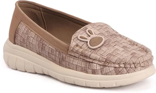 Beige_Synthetic_Leather_Casual_For_Women