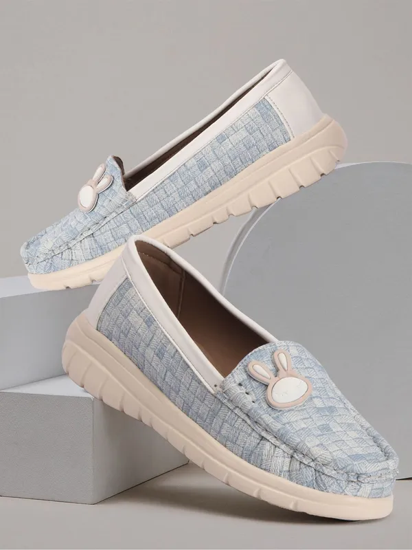 Blue_Synthetic_Leather_Casual_For_Women