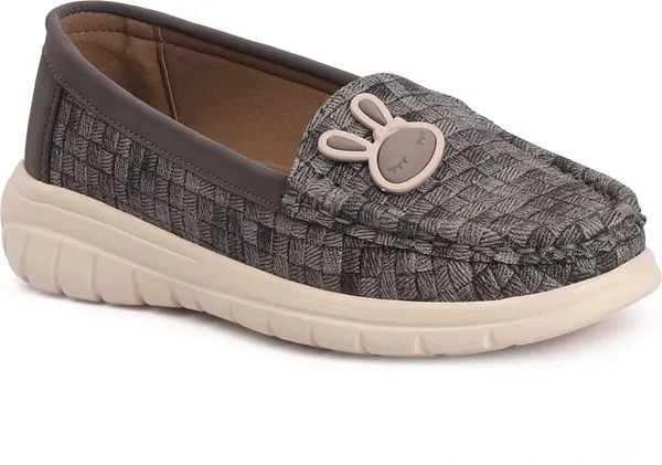 Grey_Synthetic_Leather_Casual_For_Women