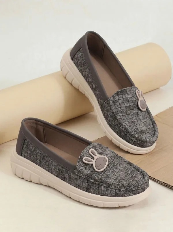 Grey_Synthetic_Leather_Casual_For_Women