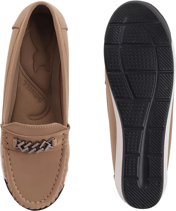 Beige_Synthetic_Leather_Casual_For_Women