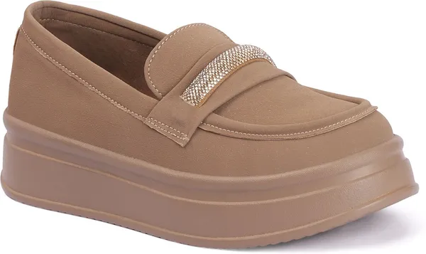 Beige_Synthetic_Leather_Bellies_For_Women