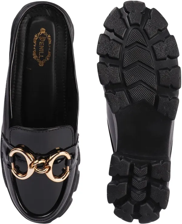 Black_Synthetic_Leather_Heels_For_Women