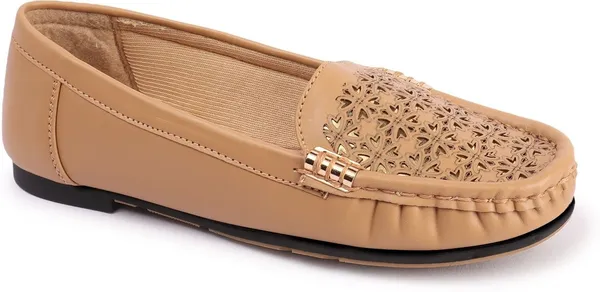 Beige_Synthetic_Leather_Bellies_For_Women