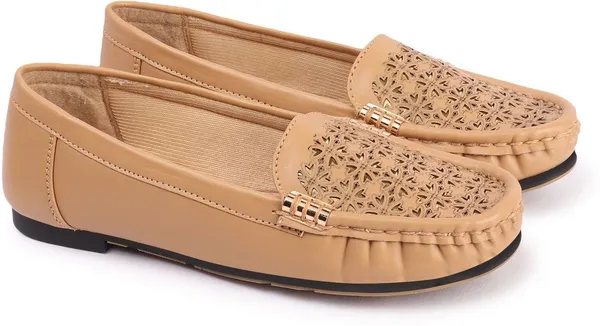 Beige_Synthetic_Leather_Bellies_For_Women