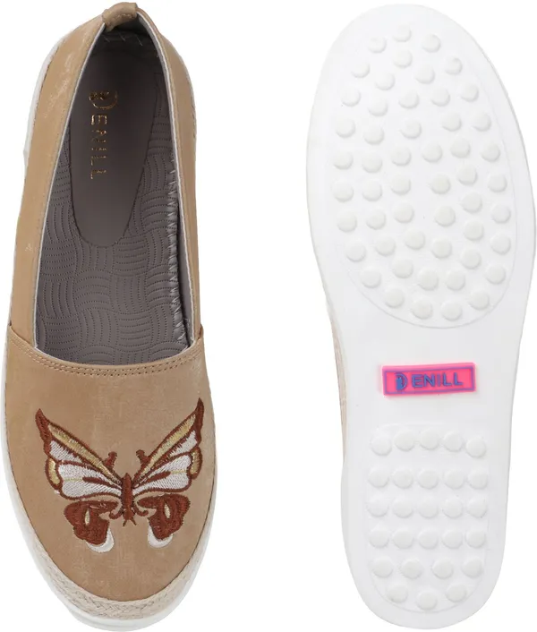 Beige_Synthetic_Leather_Casual_Slip_On_Bellies_For_Women