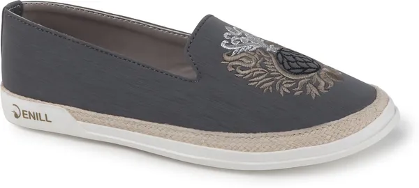 Grey_Synthetic_Leather_Casual_Slip_On_Bellies_For_Women
