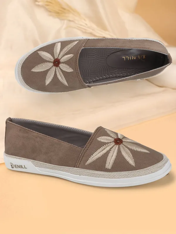 Green_Denim_Casual_Slip_On_Bellies_For_Women