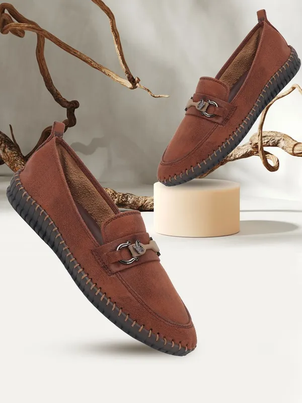 Brown_Suede_Casual_Slip_On_Bellies_For_Women