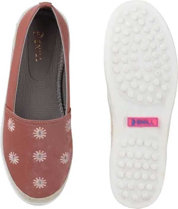 Peach_Synthetic_Leather_Casual_Slip_On_Bellies_For_Women