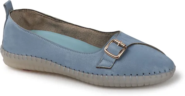 Blue_Synthetic_Leather_Bellies_For_Women