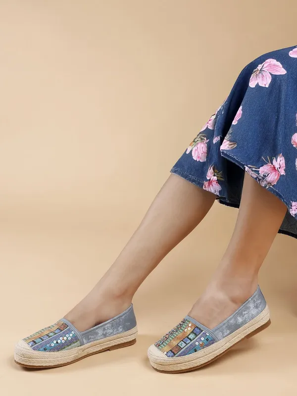 Blue_Synthetic_Leather_Bellies_For_Women