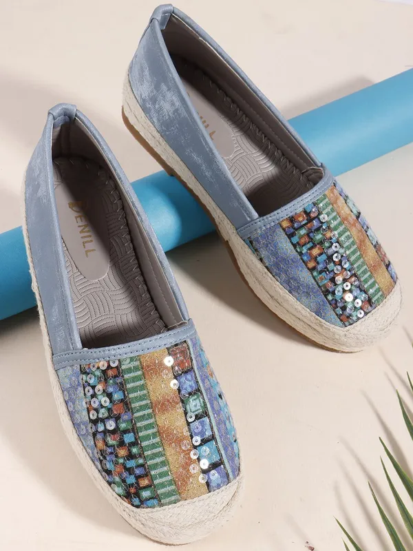 Blue_Synthetic_Leather_Bellies_For_Women