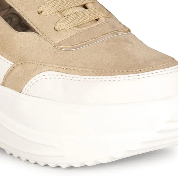 Beige_Suede_Casual_Lace_Up_Sneakers_For_Women
