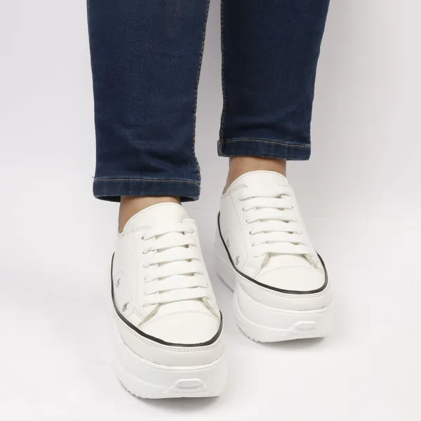 White_Suede_Casual_Lace_Up_Sneakers_For_Women