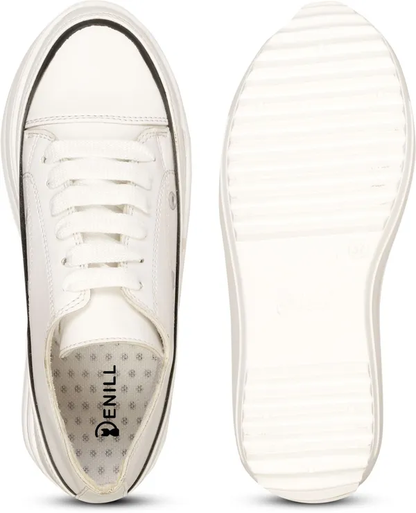White_Suede_Casual_Lace_Up_Sneakers_For_Women