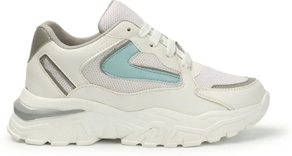 Grey_Synthetic_Leather_Casual_Lace_Up_Sneakers_For_Women
