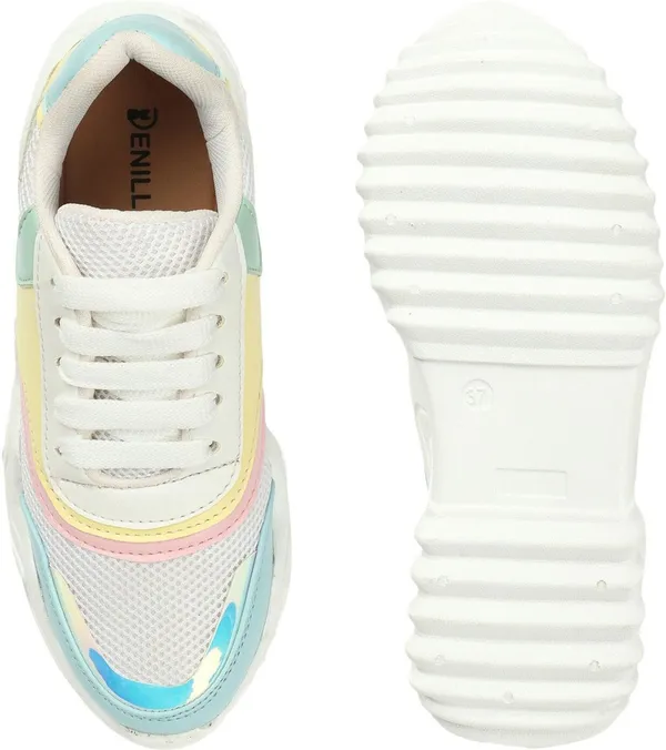 Blue_Synthetic_Leather_Sneakers_For_Women