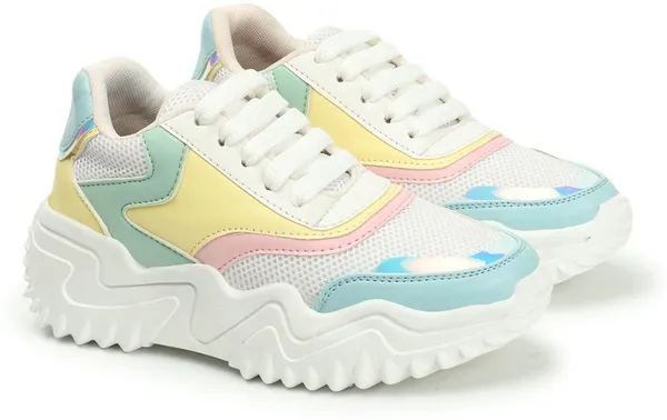 Sky_Synthetic_Leather_Casual_Lace_Up_Sneakers_For_Women