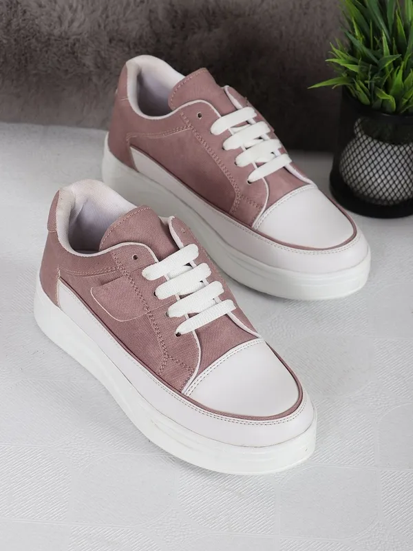 Pink_Suede_Sneakers_For_Women