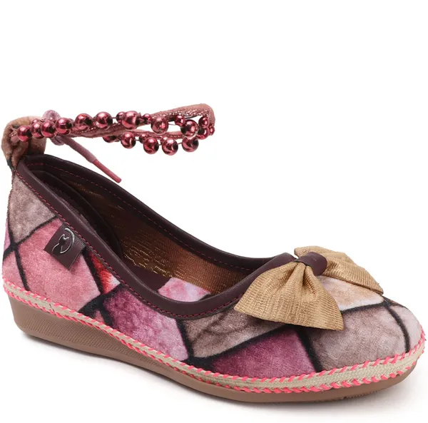 Pink_Fabric_Flats_For_Women