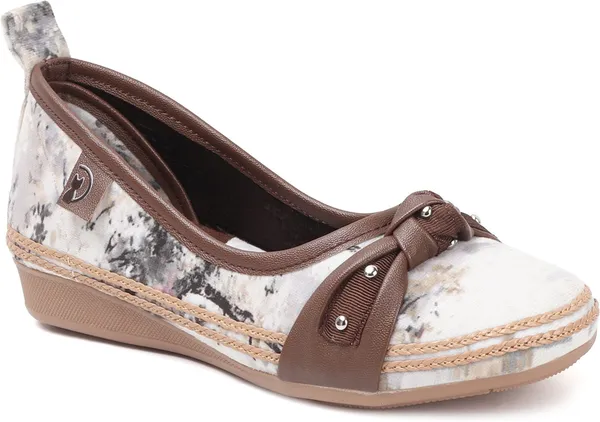 Brown_Fabric_Flats_For_Women
